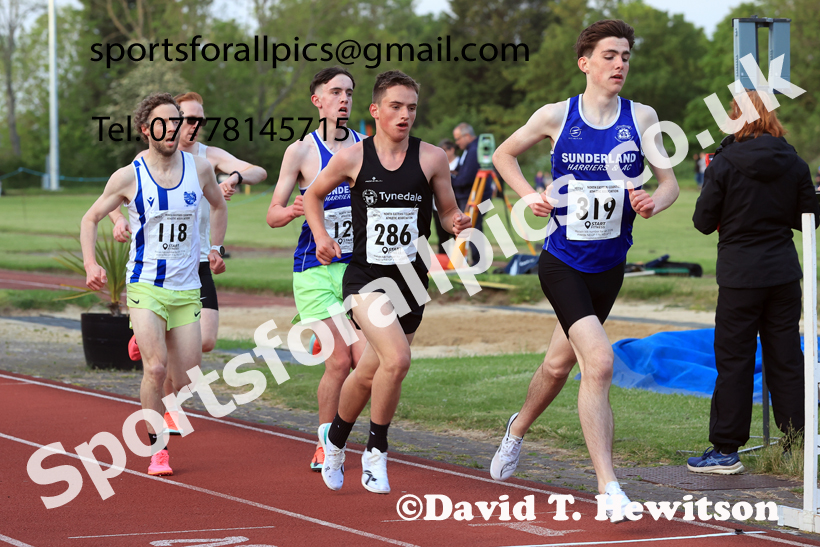 3000 metres, 2026 NEGP 2, Monkton Stadium, Wednesday, May 27th. Photo: David T. Hewitson/Sports for All Pics